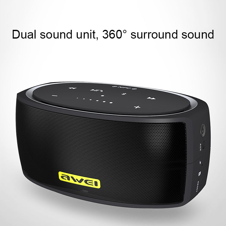 awei Y210 ポータブルワイヤレス Bluetooth スピーカー V4.2 強化ベース対応 NFC / TFカード / AUX対応 Y210