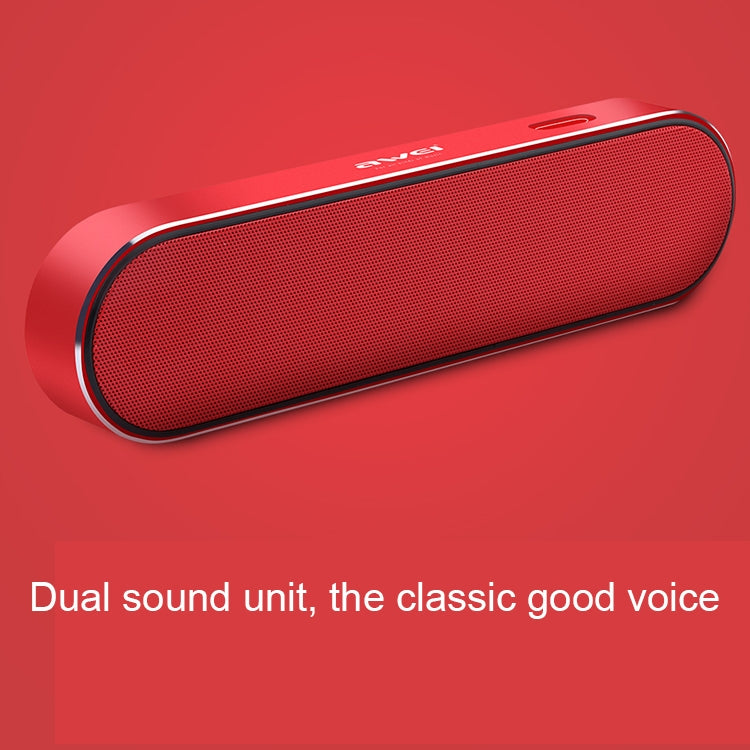 awei Y220 ポータブルワイヤレスBluetoothスピーカー V4.2 HDクリア3Dステレオサウンドとノイズキャンセリング対応、TFカード / AUX対応、Y220