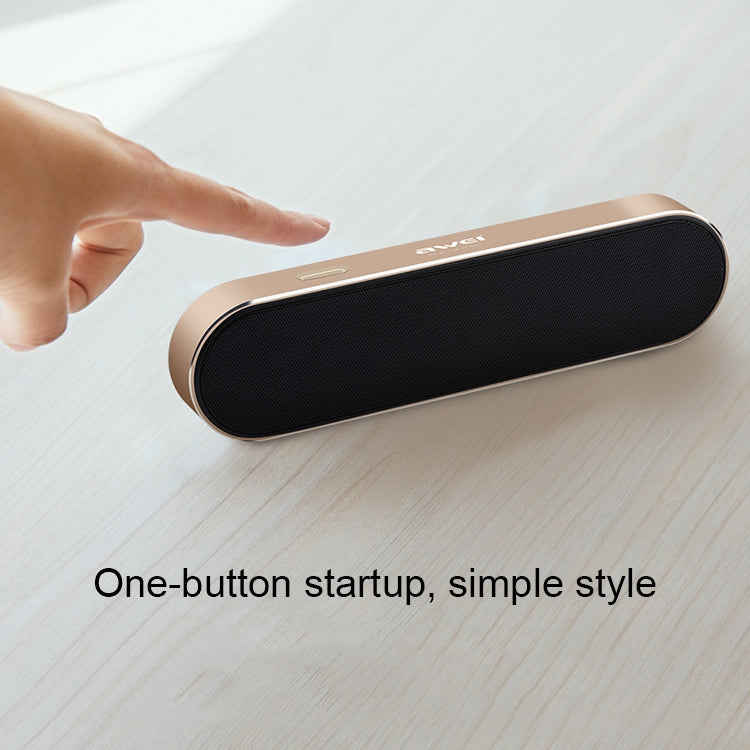 awei Y220 ポータブルワイヤレスBluetoothスピーカー V4.2 HDクリア3Dステレオサウンドとノイズキャンセリング対応、TFカード / AUX対応、Y220