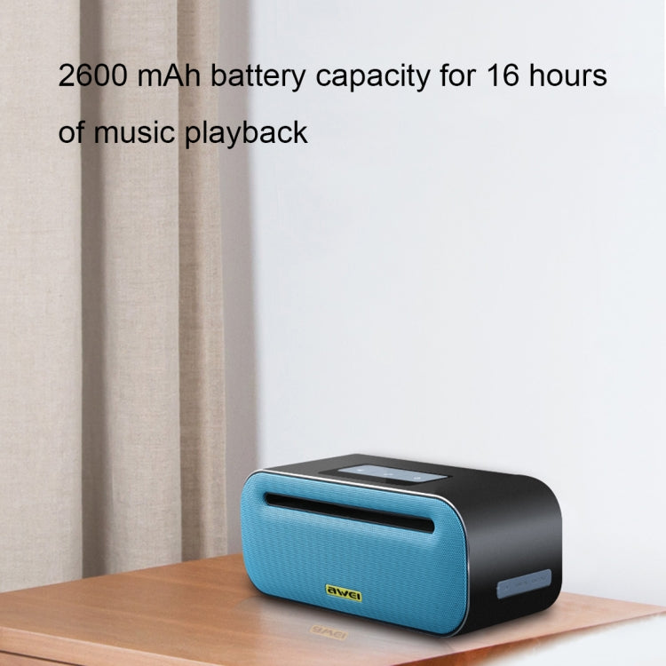 awei Y600 ワイヤレスBluetoothスピーカー 3Dステレオ、内蔵マイク、TFカード/AUX/NFC対応、Y600