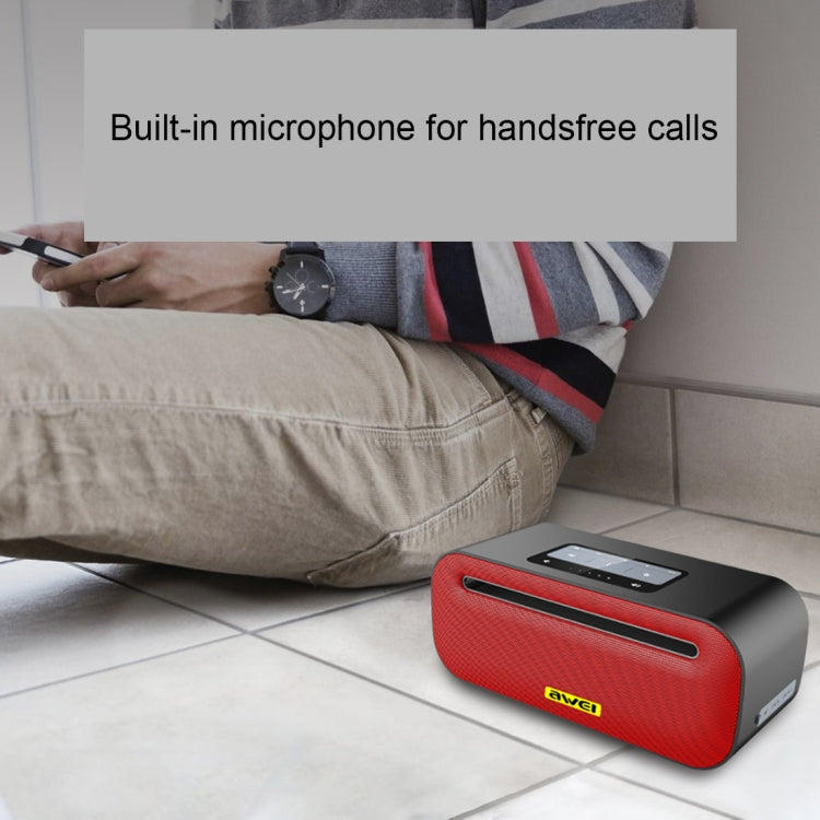 awei Y600 ワイヤレスBluetoothスピーカー 3Dステレオ、内蔵マイク、TFカード/AUX/NFC対応、Y600