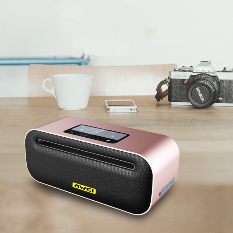 awei Y600 ワイヤレスBluetoothスピーカー 3Dステレオ、内蔵マイク、TFカード/AUX/NFC対応、Y600