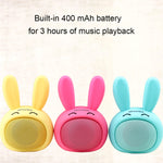 awei Y700 Mini Portable Rabbit Wireless Bluetooth Speaker, Built-in Mic, Support AUX / Hand Free Call, Y700