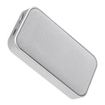 BT209 アウトドアポータブル超薄型ミニワイヤレス Bluetoothスピーカー、TFカード＆ハンズフリー通話対応、シルバー