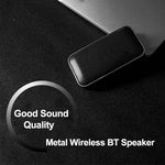 BT209 アウトドアポータブル超薄型ミニワイヤレス Bluetoothスピーカー、TFカード＆ハンズフリー通話対応、シルバー