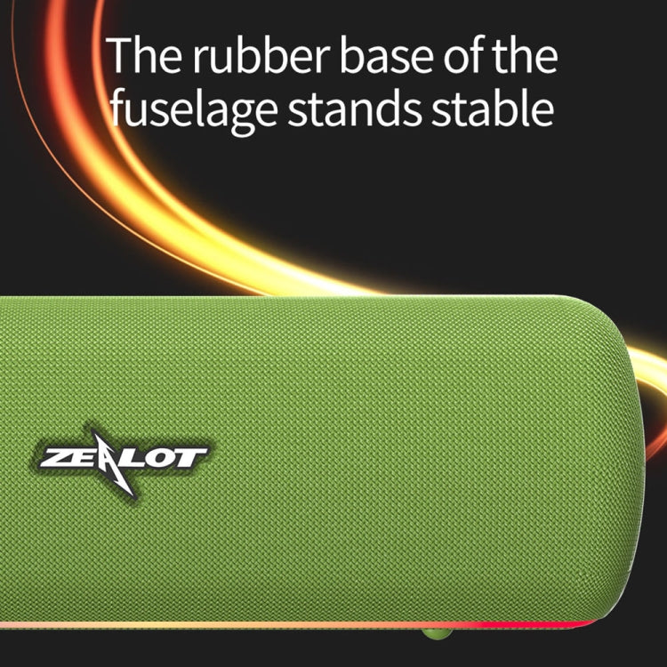 ZEALOT S55 ポータブルステレオ Bluetoothスピーカー 内蔵マイク付き、ハンズフリー通話＆TFカード＆AUX対応