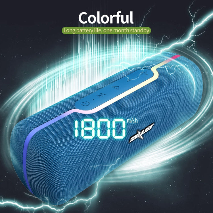 ZEALOT S55 ポータブルステレオ Bluetoothスピーカー 内蔵マイク付き、ハンズフリー通話＆TFカード＆AUX対応