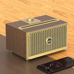 Oneder V6 ポータブルワイヤレスBluetoothスピーカー、ハンズフリー＆FM＆TFカード＆AUX＆USBドライブ対応