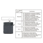 Oneder V13 ミニワイヤレスBluetoothスピーカー、ハンズフリー＆TF＆FM＆AUX対応