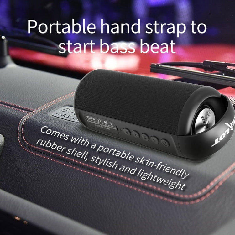ZEALOT S36 ポータブルヘビーベースワイヤレスBluetoothスピーカー 内蔵マイク付き、ハンズフリー通話＆TFカード＆AUX対応