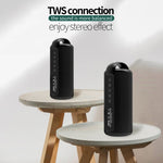 ZEALOT S36 ポータブルヘビーベースワイヤレスBluetoothスピーカー 内蔵マイク付き、ハンズフリー通話＆TFカード＆AUX対応