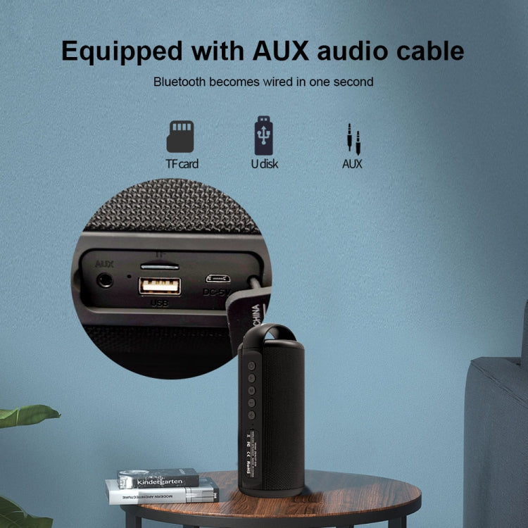 ZEALOT S36 ポータブルヘビーベースワイヤレスBluetoothスピーカー 内蔵マイク付き、ハンズフリー通話＆TFカード＆AUX対応