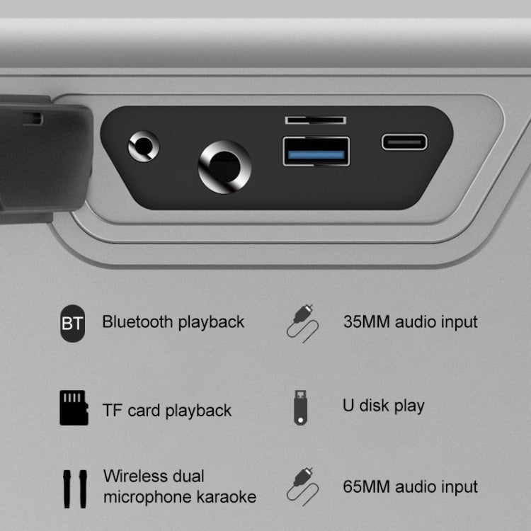 XDOBO King Max 140W IPX5 防水ポータブルカラオケBluetoothワイヤレススピーカー、King Max