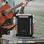 XDOBO SINOBAND Party 1981 300W アウトドアポータブルTWS Bluetoothスピーカー LEDカラフルライト付き、SINOBAND Party 1981