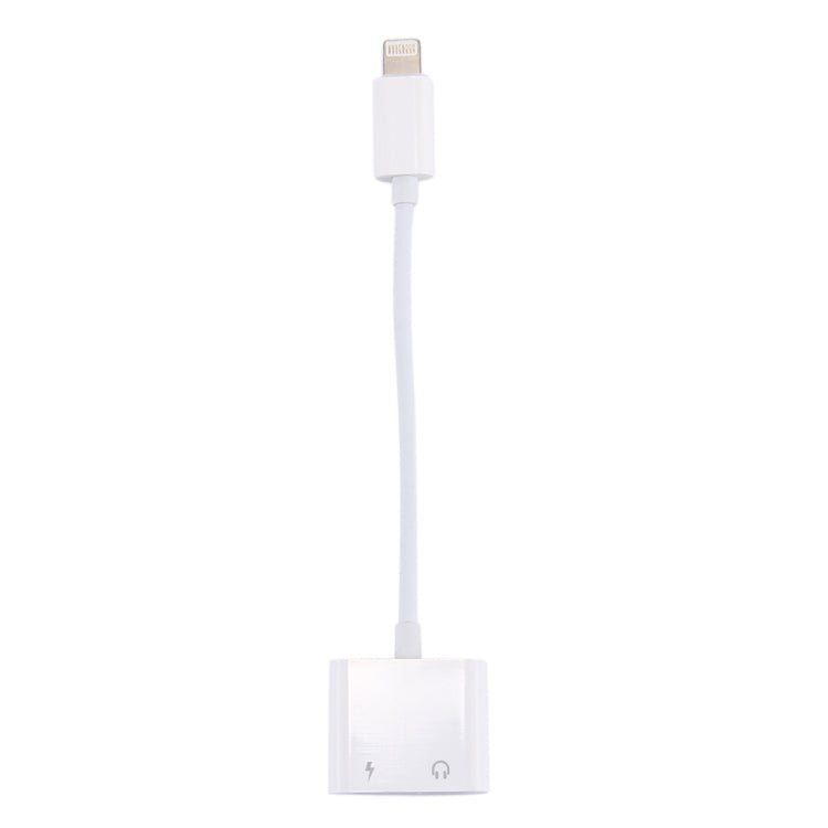 2イン1 8ピンオスから8ピン充電＋8ピンオーディオメスイヤホンアダプター 通話機能付き、iOS 10.3.1以上対応