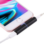 8ピンオスから3.5mmメスイヤホンオーディオアダプター iPhone、iPad、iPod用
