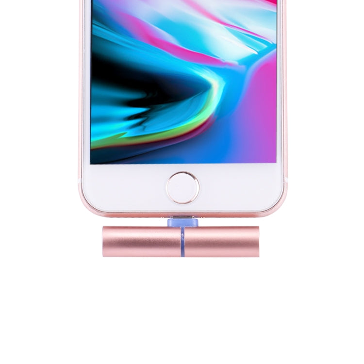 8ピンオスから3.5mmメスイヤホンオーディオアダプター iPhone、iPad、iPod用