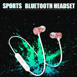 X3 磁気吸着 スポーツ Bluetooth 5.0 インイヤーヘッドセット HDマイク搭載、ハンズフリー通話対応、距離：10m