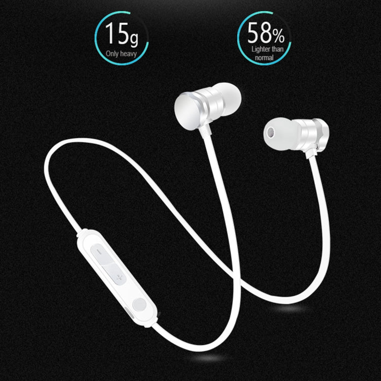 X3 磁気吸着 スポーツ Bluetooth 5.0 インイヤーヘッドセット HDマイク搭載、ハンズフリー通話対応、距離：10m