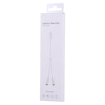 MH027 16cm 2イン1 デュアル3.5mmメスから8ピンオスオーディオアダプター