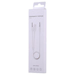 MH030 1m 2in1 8ピンオス＆3.5mmオスから3.5mmオスAUXオーディオケーブル iPhone、iPad、Samsung、Huawei、Xiaomi、HTC対応 MH030