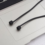 ワイヤレス Bluetooth イヤホン紛失防止ストラップ シリコン ユニセックスヘッドホン 紛失防止ライン Apple AirPods 1/2 用、ケーブル長：60cm