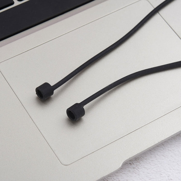 ワイヤレス Bluetooth イヤホン紛失防止ストラップ シリコン ユニセックスヘッドホン 紛失防止ライン Apple AirPods 1/2 用、ケーブル長：60cm