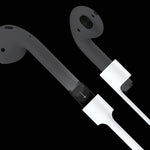 ワイヤレス Bluetooth イヤホン紛失防止ストラップ シリコン ユニセックスヘッドホン 紛失防止ライン Apple AirPods 1/2 用、ケーブル長：60cm