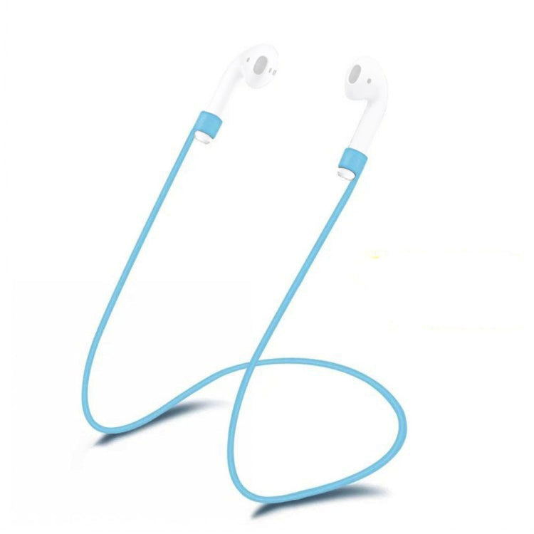 ワイヤレス Bluetooth イヤホン紛失防止ストラップ シリコン ユニセックスヘッドホン 紛失防止ライン Apple AirPods 1/2 用、ケーブル長：60cm