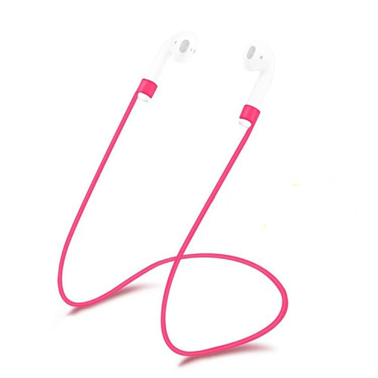ワイヤレス Bluetooth イヤホン紛失防止ストラップ シリコン ユニセックスヘッドホン 紛失防止ライン Apple AirPods 1/2 用、ケーブル長：60cm