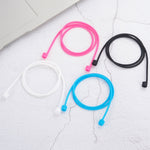 ワイヤレス Bluetooth イヤホン紛失防止ストラップ シリコン ユニセックスヘッドホン 紛失防止ライン Apple AirPods 1/2 用、ケーブル長：60cm