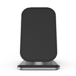 HAMTOD M5 15W インテリジェントデュアルコイル設計 Qi規格ホルダー付きワイヤレス充電器、インジケーターライト付き、急速充電対応、M5 ブラック、M5 シルバー