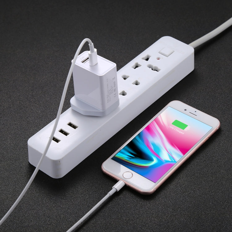 2m USB-C / Type-C オス to 8ピン オス クイックチャージケーブル