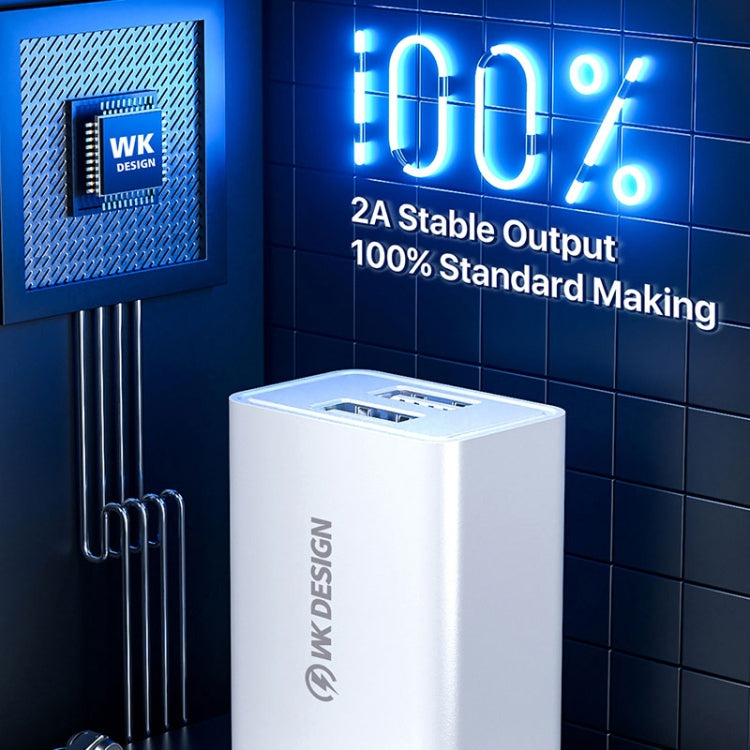 WK WP-U118 10W シングルUSBポート トラベルチャージャー 電源アダプター、USプラグ、WP-U118 USプラグ