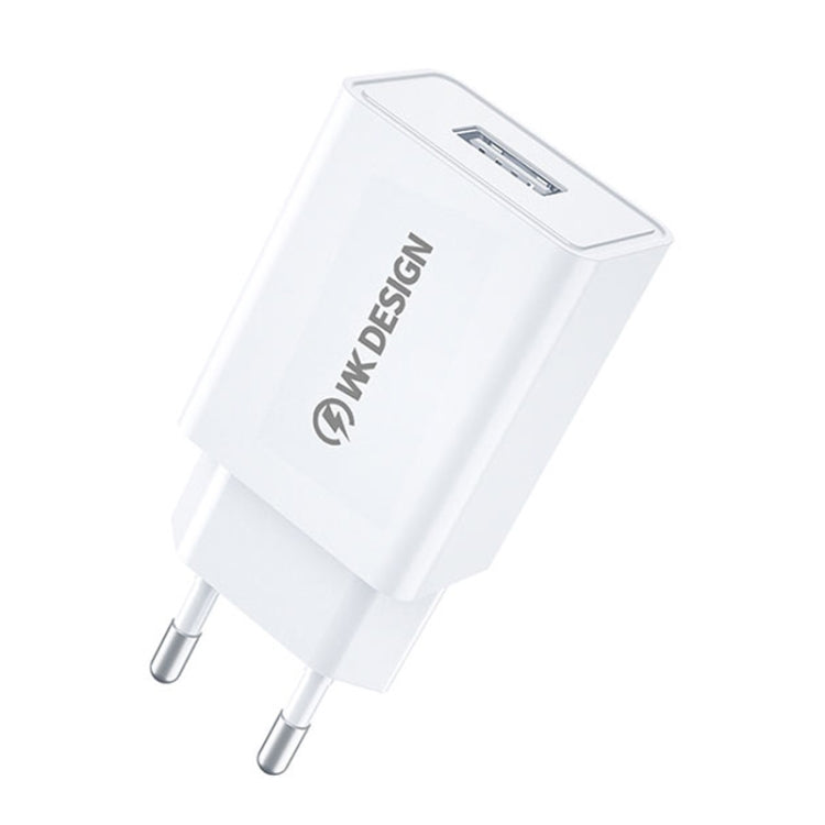 WK WP-U118 10W シングルUSBポート トラベルチャージャー 電源アダプター、EUプラグ、WP-U118 EUプラグ