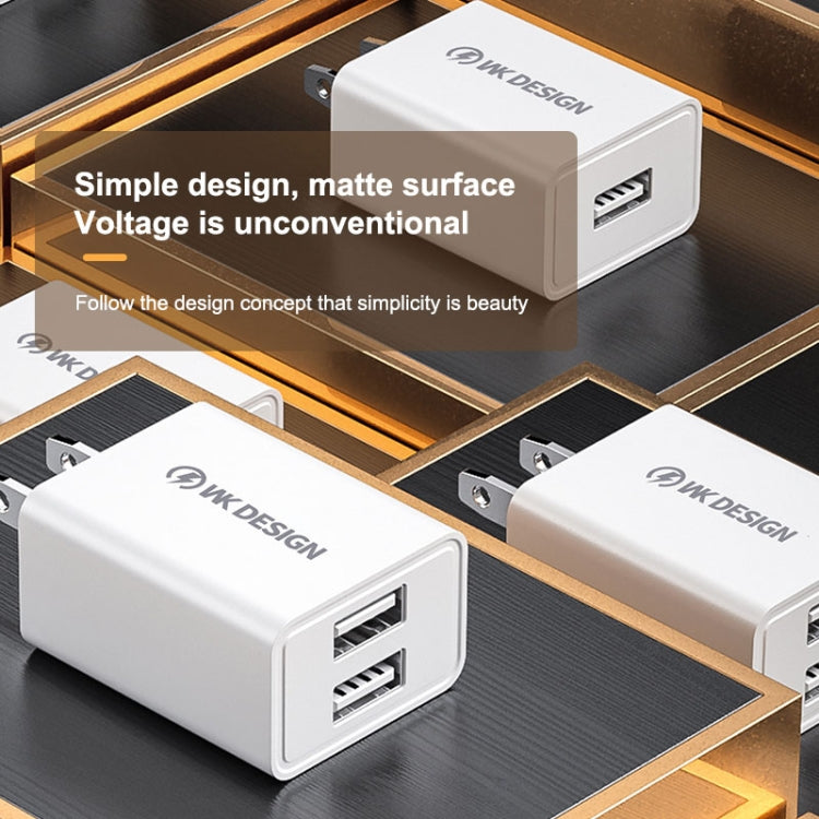 WK WP-U118 10W シングルUSBポート トラベルチャージャー 電源アダプター、EUプラグ、WP-U118 EUプラグ
