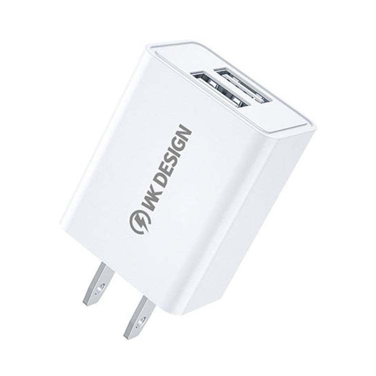 WK WP-U119 10W デュアルUSBポート トラベルチャージャー 電源アダプター、USプラグ、WP-U119 USプラグ