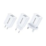 WK WP-U119 10W デュアルUSBポート トラベルチャージャー 電源アダプター、USプラグ、WP-U119 USプラグ