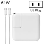 61W Type-C パワーアダプター 1.8mケーブル付き、USプラグ、61W USプラグ