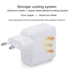 87W Type-C電源アダプター ポータブル充電器 1.8m Type-C充電ケーブル付き、EUプラグ、87W EUプラグ