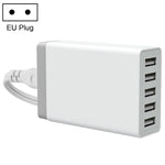 XBX09 40W 5V 8A 5ポートUSB急速充電器 トラベルチャージャー、UKプラグ（ブラック）、XBX09、8A