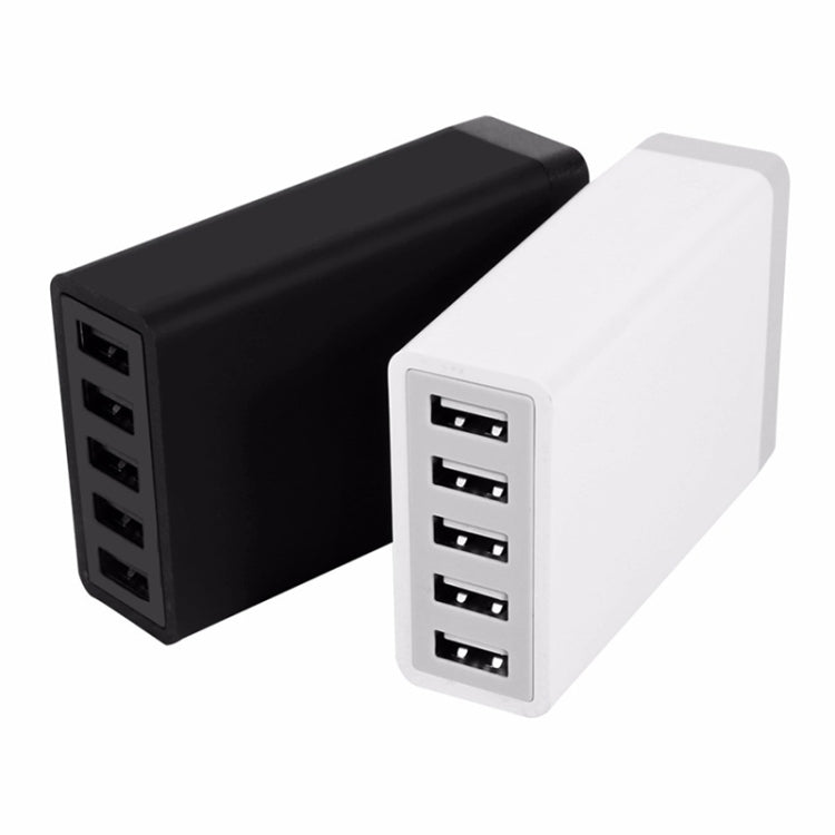 XBX09 40W 5V 8A 5ポートUSB急速充電器 トラベルチャージャー、UKプラグ（ブラック）、XBX09、8A