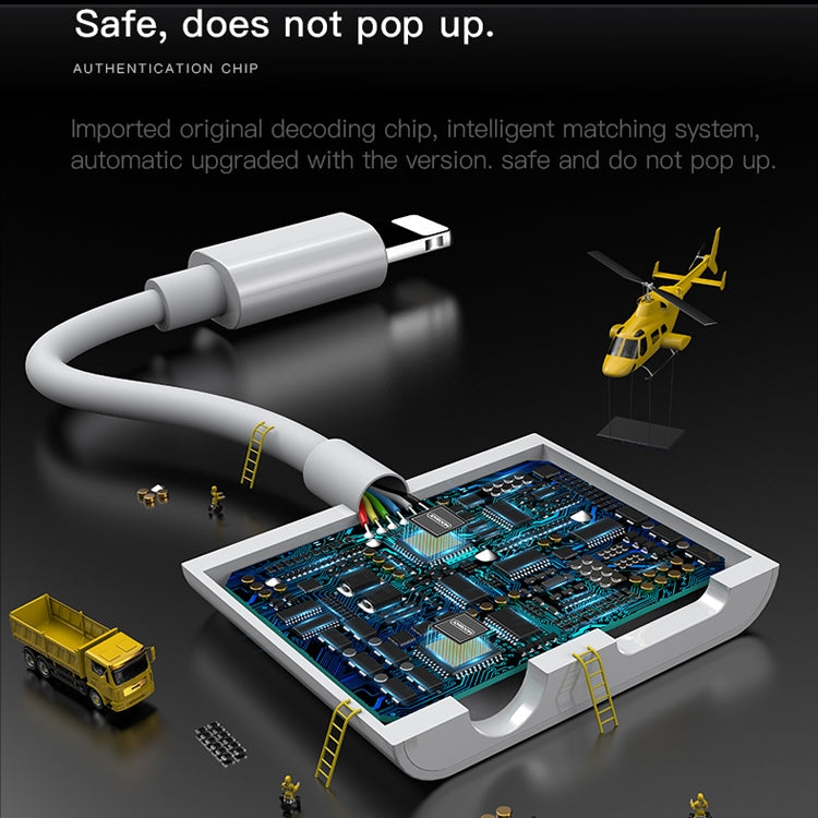 JOYROOM S-Y104 ベンシリーズ Appleデュアルライトニングアダプター、長さ：1.2m