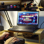PXN PXN-0082 グラディエーター ストリートマシン ゲームハンドル ロッカーコントローラー Nintendo Switch / PC / Android システム / PS3 / PS4 / XboxOne 用、PXN-0082