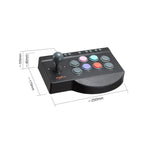PXN PXN-0082 グラディエーター ストリートマシン ゲームハンドル ロッカーコントローラー Nintendo Switch / PC / Android システム / PS3 / PS4 / XboxOne 用、PXN-0082