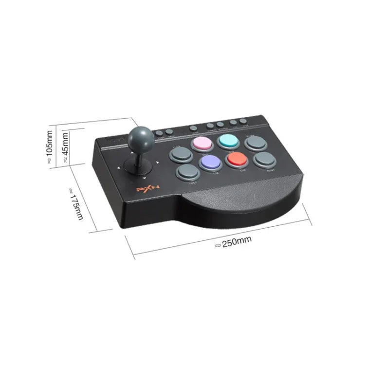 PXN PXN-0082 グラディエーター ストリートマシン ゲームハンドル ロッカーコントローラー Nintendo Switch / PC / Android システム / PS3 / PS4 / XboxOne 用、PXN-0082