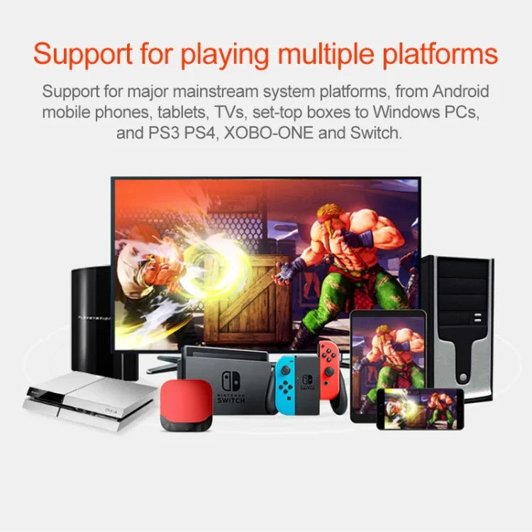 PXN PXN-0082 グラディエーター ストリートマシン ゲームハンドル ロッカーコントローラー Nintendo Switch / PC / Android システム / PS3 / PS4 / XboxOne 用、PXN-0082