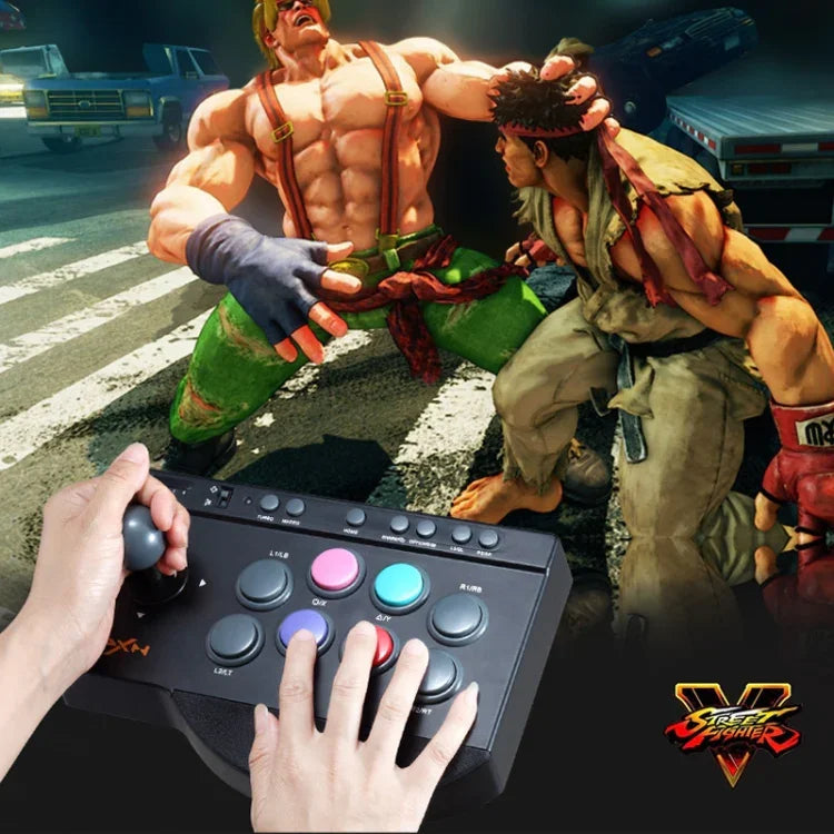 PXN PXN-0082 グラディエーター ストリートマシン ゲームハンドル ロッカーコントローラー Nintendo Switch / PC / Android システム / PS3 / PS4 / XboxOne 用、PXN-0082