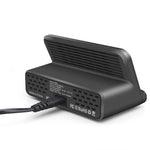 828W 7in1 60W QC 3.0 USBインターフェース + 4 USBポート + USB-C / Type-Cインターフェース + ワイヤレス充電 多機能チャージャー 携帯電話ホルダー機能付き、AUプラグ、AUプラグブラック、AUプラグホワイト