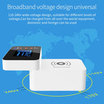CDA33Q 40W QC 3.0 USB + 3 USBポート + USB-C / Type-Cポート 多機能充電器 LEDディスプレイ付き、UKプラグ、UKプラグ